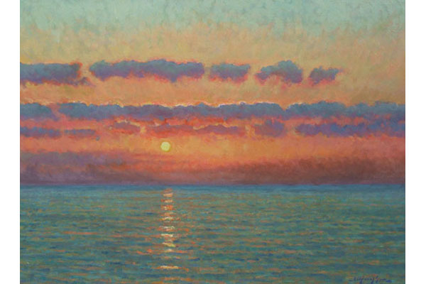 "Mediterranean Sunrise" 18x24" oil - sold - #F 908