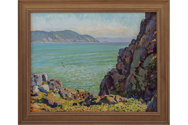 "Along the Coast, Crescent City, CA" <br />
16x19" oil - available- #1830<br /> 